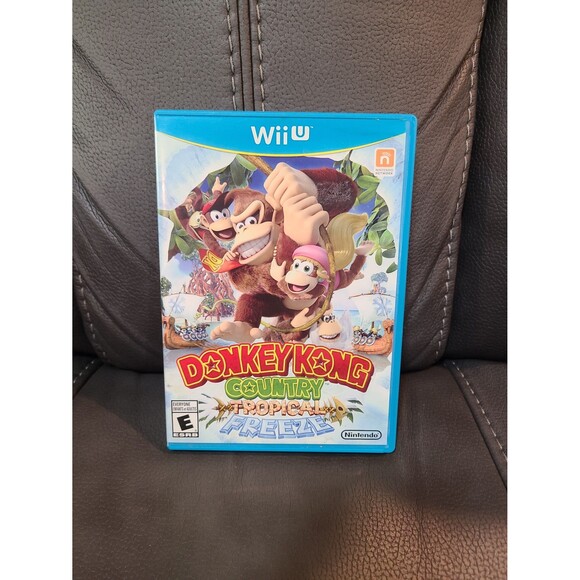Donkey Kong Country Tropical Freeze for Nintendo Wii U with Manual - Picture 1 of 3